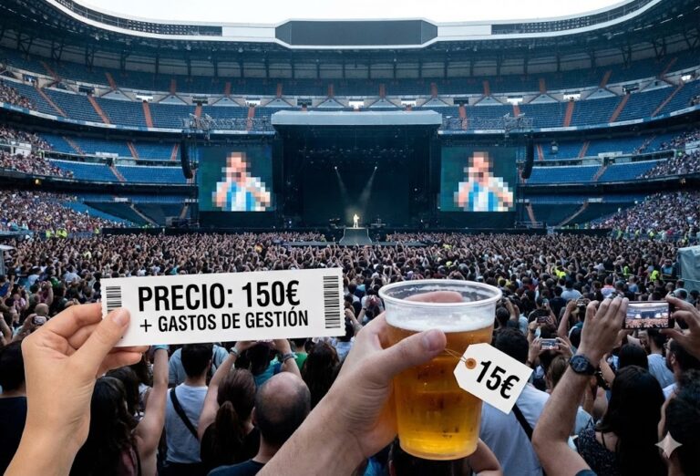 Burbuja precios entradas conciertos. Sold Out.