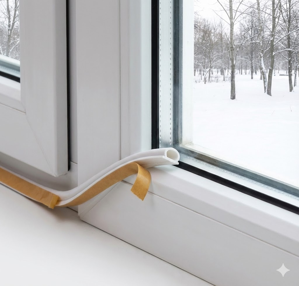 Burlete para ventanas para ahorro energético