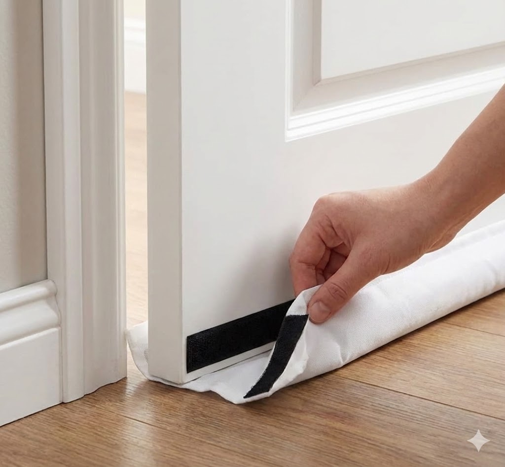 Burlete debajo la puerta para ahorro energético